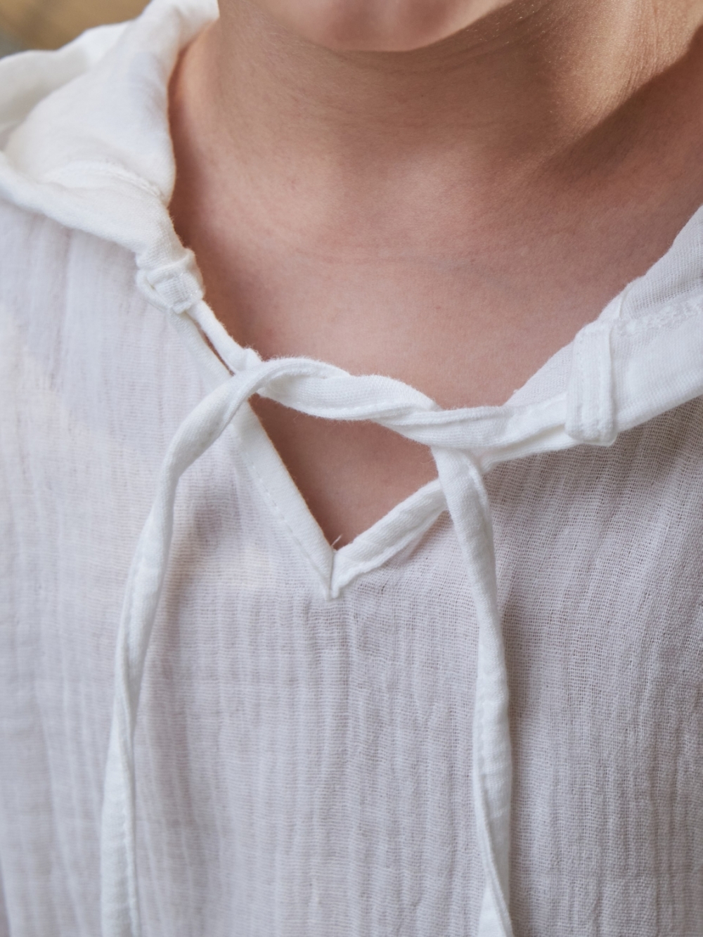 330-Б. Пляжная детская рубашка, белая, хлопок 100% муслин, размеры 86,92,98,104,110,116