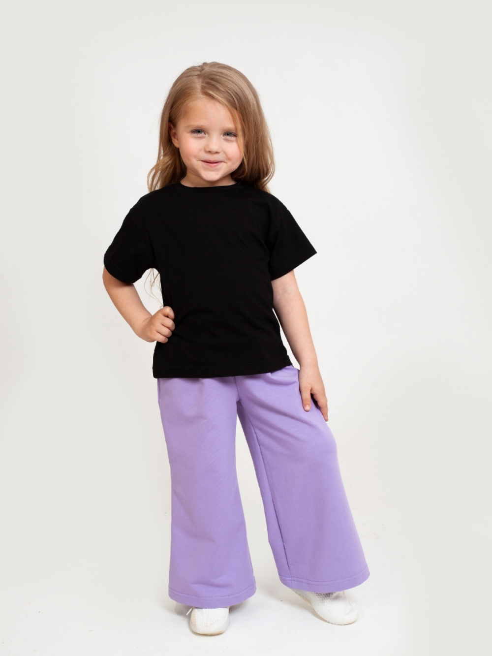 324-Ч. Футболка детская, черная, хлопок 95% кулирка, 5% лайкра, размеры 86,92,98,104,110,116